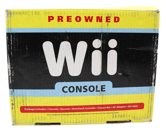 Nintendo Wii White Console Complete In Box (Not Original Box)