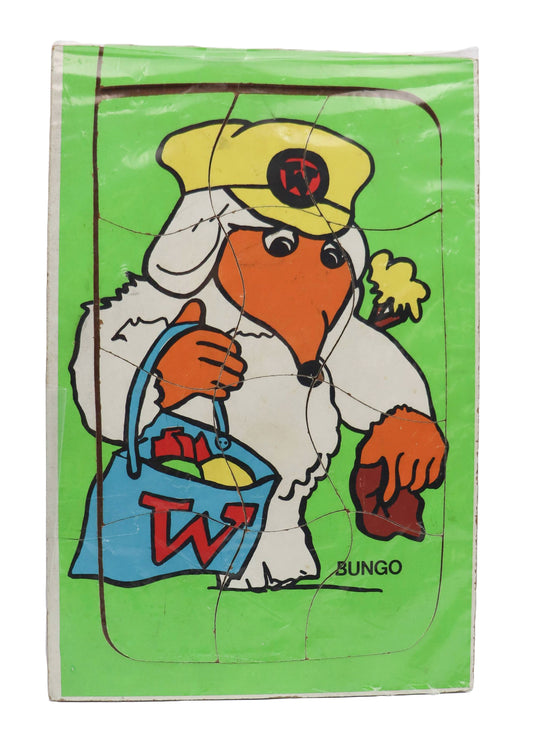 Vintage Wombles Wooden Bungo Puzzle