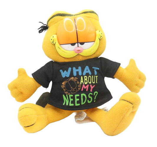 Vintage Garfield What About My Needs? Plush