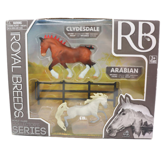 Lanard Royal breeds Clydesdale & Arabian