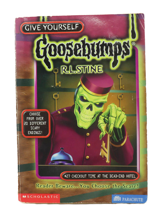 Goosebumps Reader Beware #27 Checkout Time At the Dead-End Hotel Book