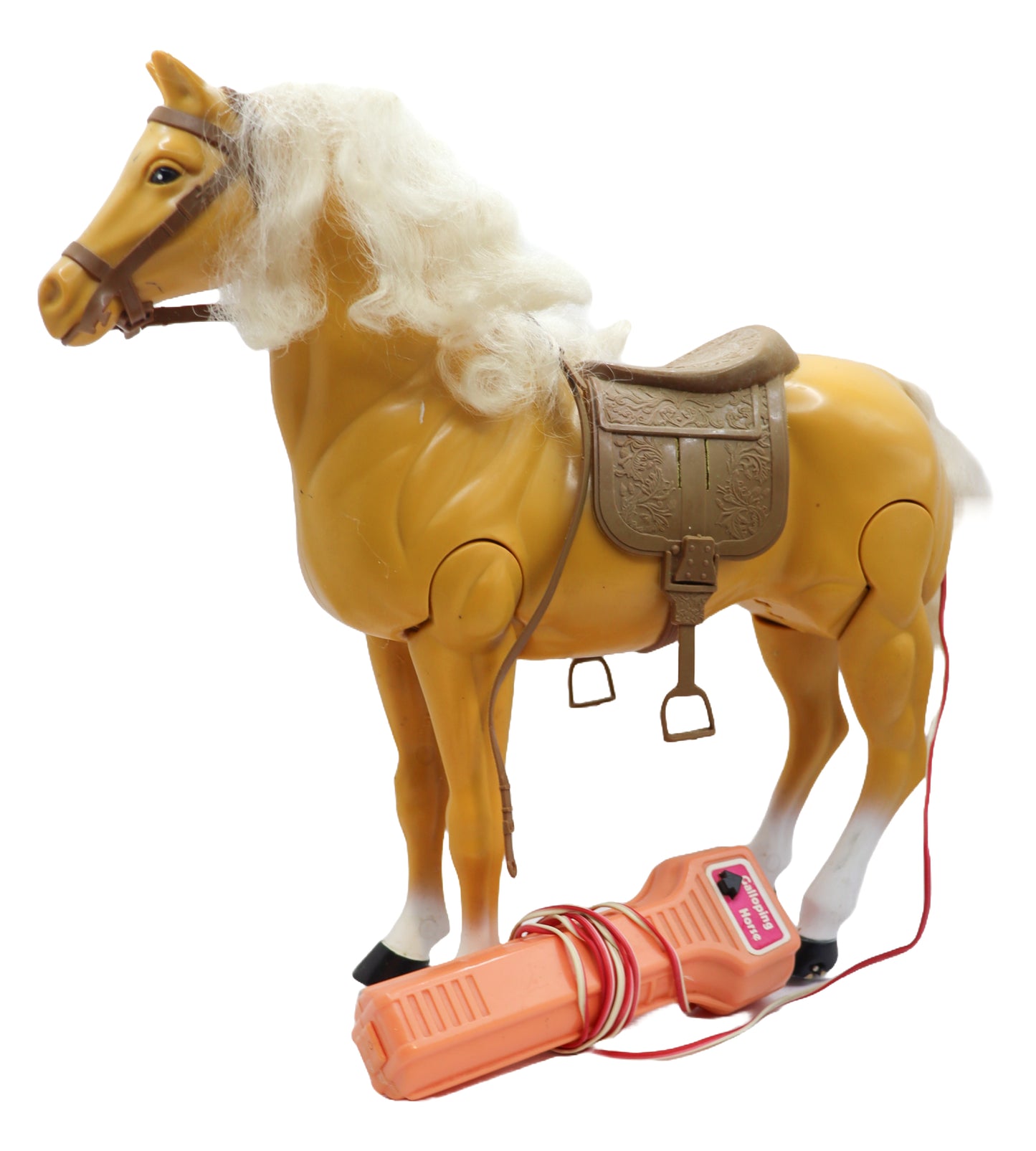 Vintage Blue Box Galloping Horse