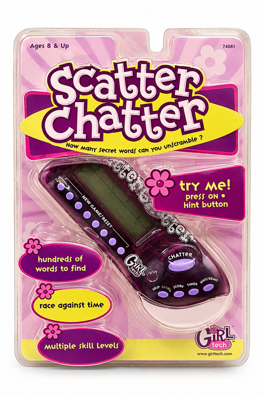 2000s Y2K Girl Tech Chatter Scatter